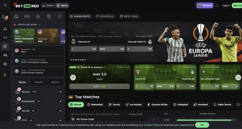 Image: Erfahrungen mit BetOnRed Casino - Jetzt anmelden und erste 500 Euro erhalten!